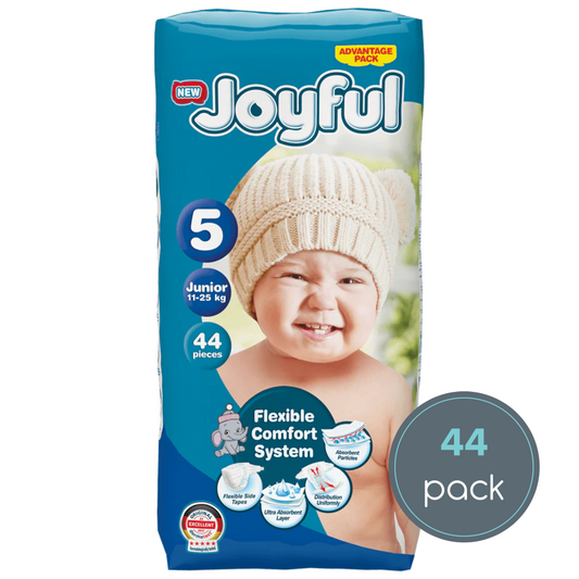 joyful size 5 junior nappy (11-25kg)