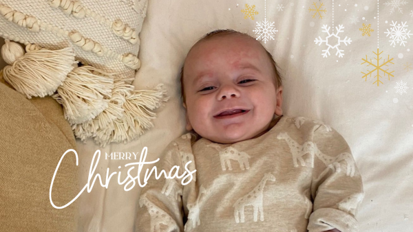 baby Jenson's first Christmas