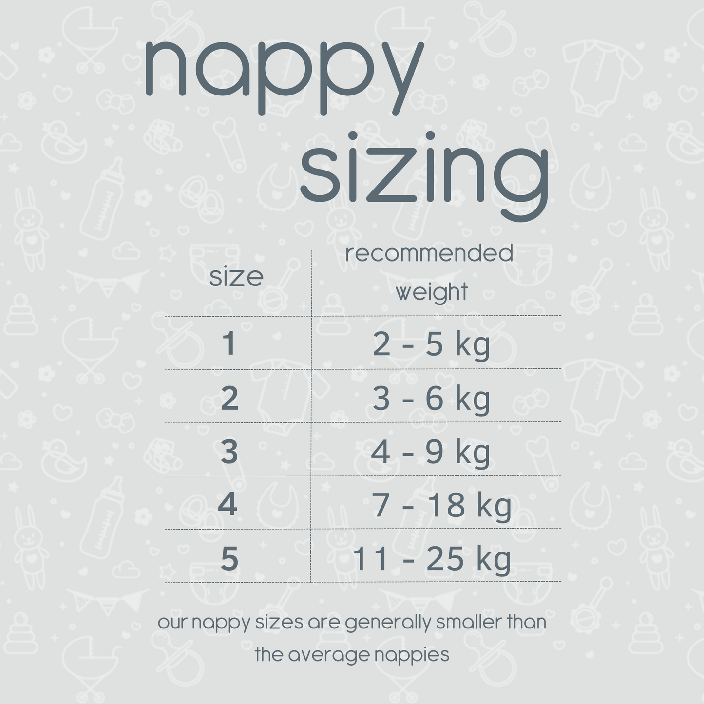 joyful size 1 newborn nappy (2-5kg)