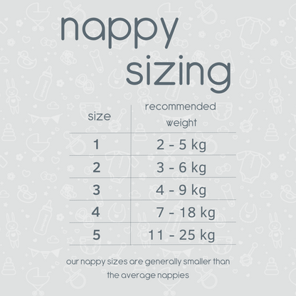 joyful size 1 newborn nappy (2-5kg)