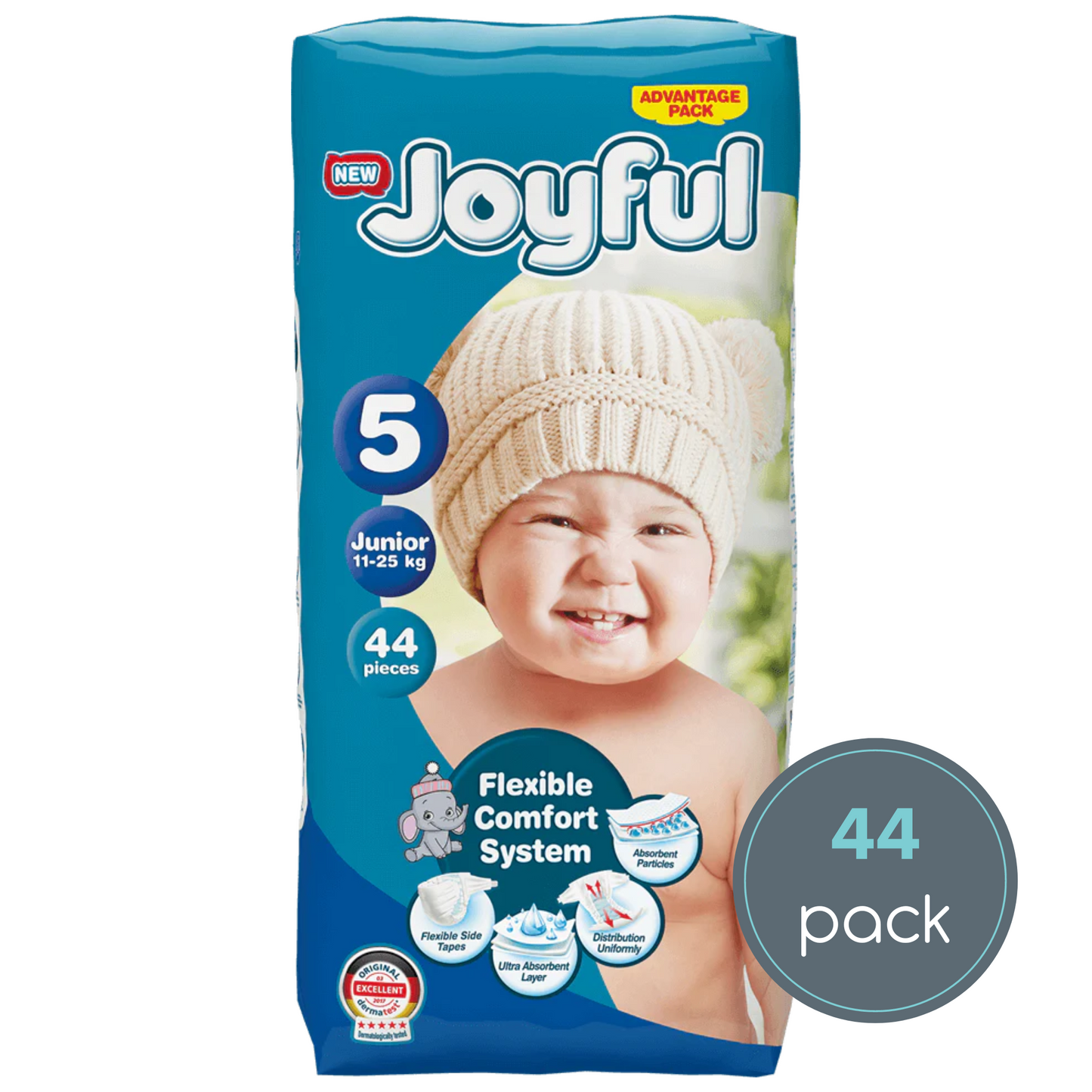 joyful size 5 junior nappy (11-25kg)