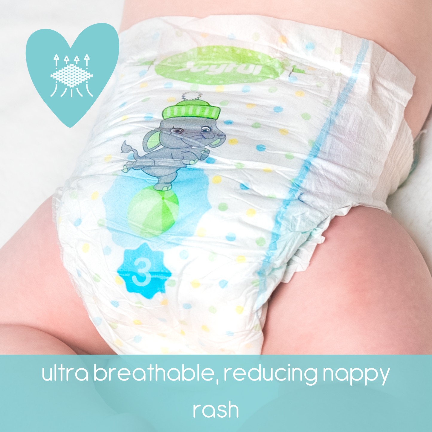 joyful size 3 midi nappy | multipack (272 nappies)