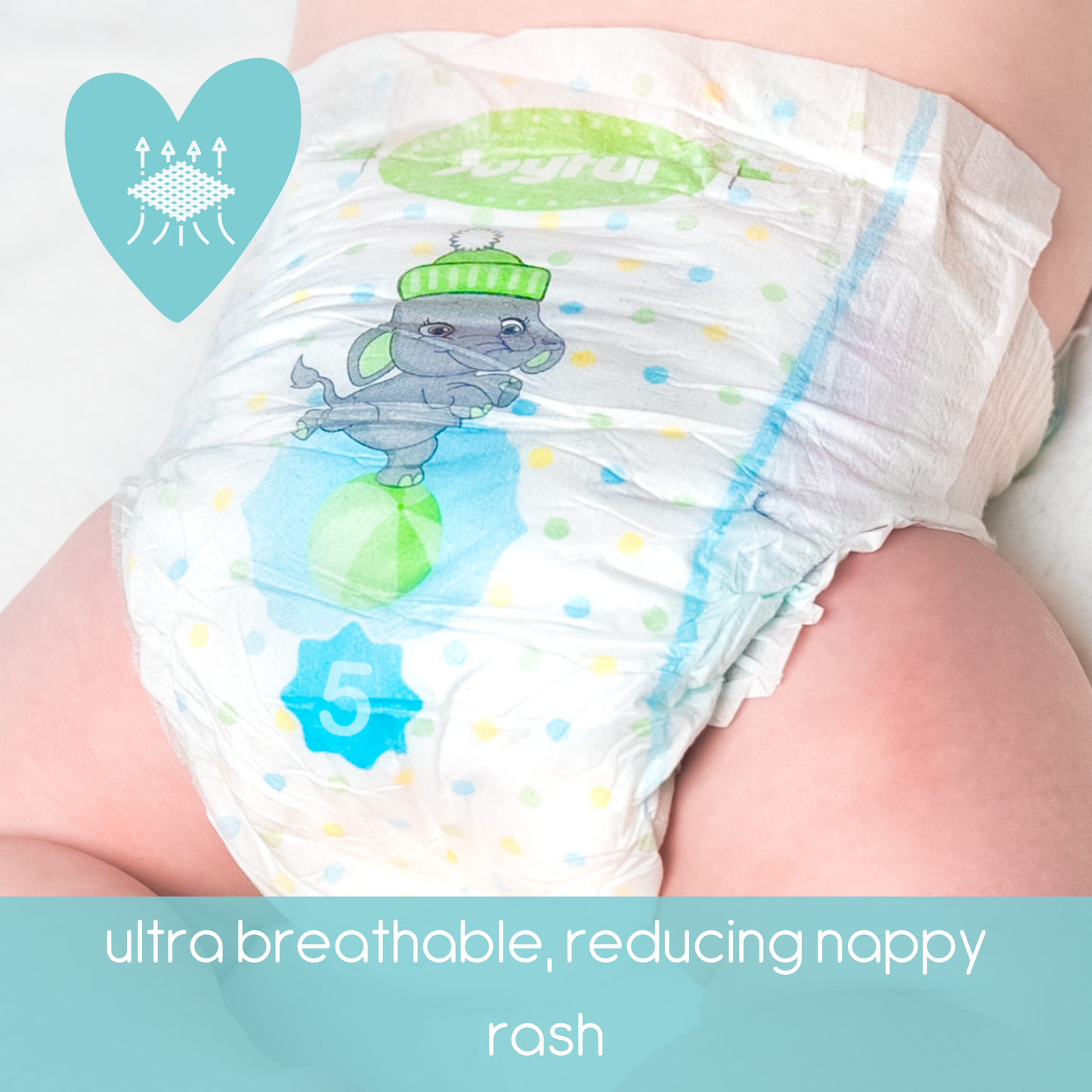 joyful size 5 junior nappy (11-25kg)
