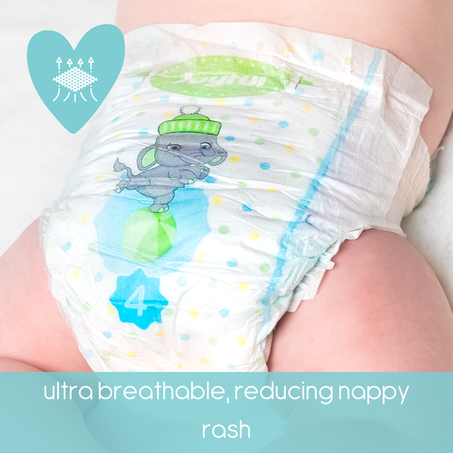 joyful size 4 maxi nappy (7-18kg)