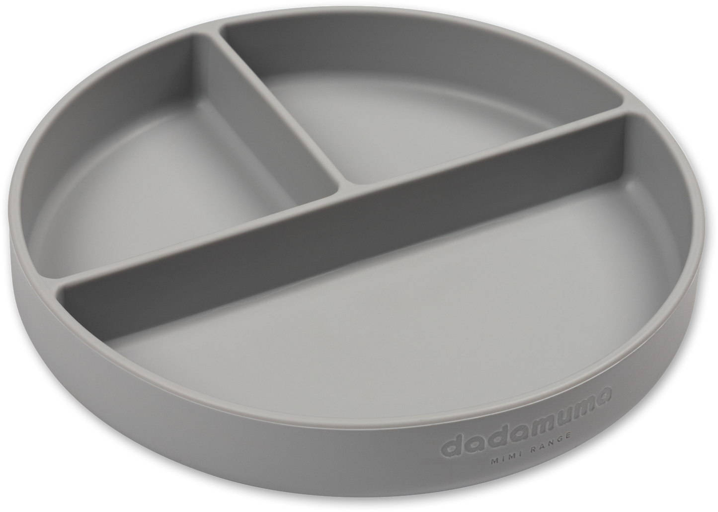 6 piece grey silicone little stars dining set